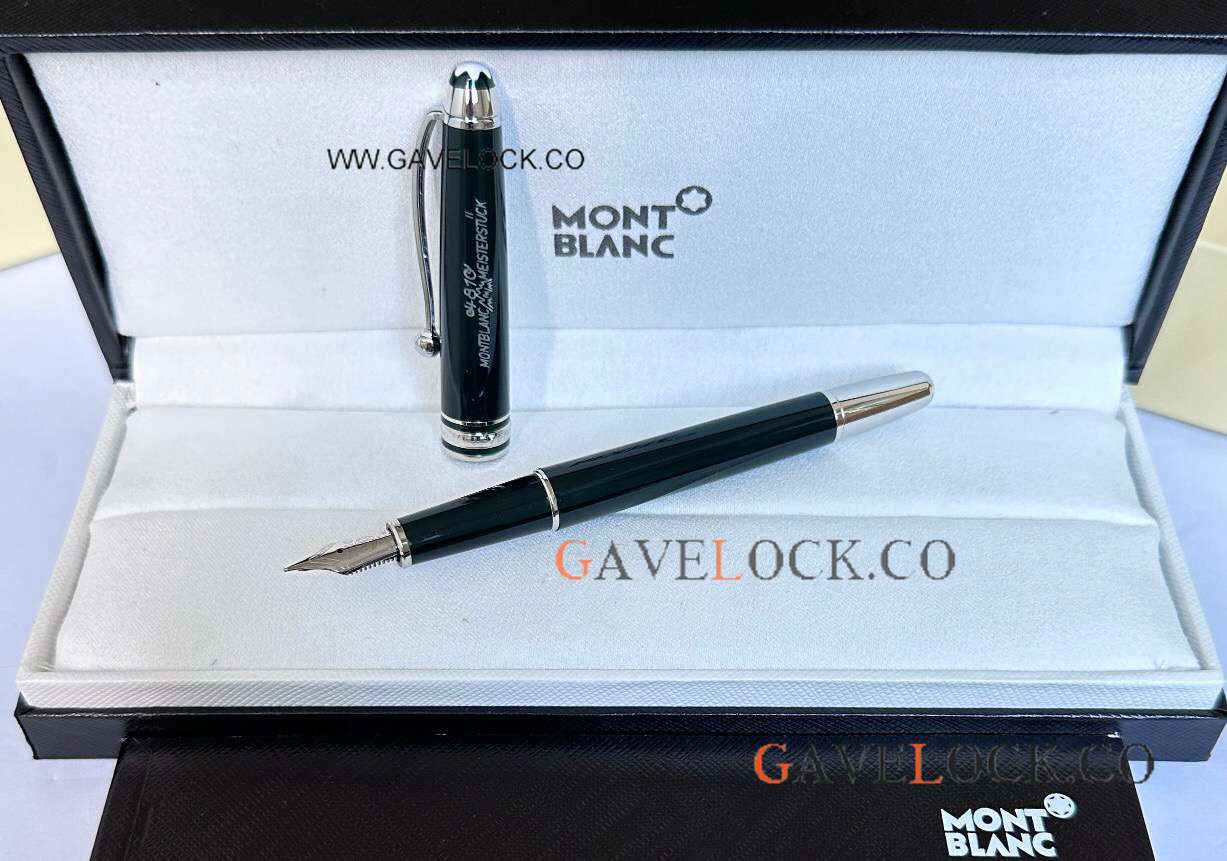 Faux Montblanc NEW Meisterstück 100th Fountain Dark Green Silver Clip